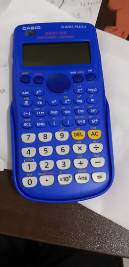 卡西欧(casio) fx-82es plus a 函数科学计算器 睿蓝 大学高中初中