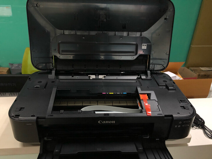佳能(canon)ix6780:"物流包装完好无损,打印机也很高大上,同事说打印