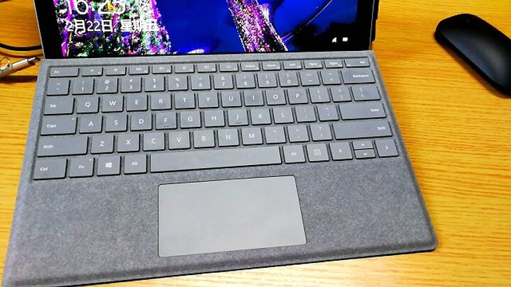 微软surface pro 特制版专业键盘盖 深酒红 | alcantara欧缔兰材质