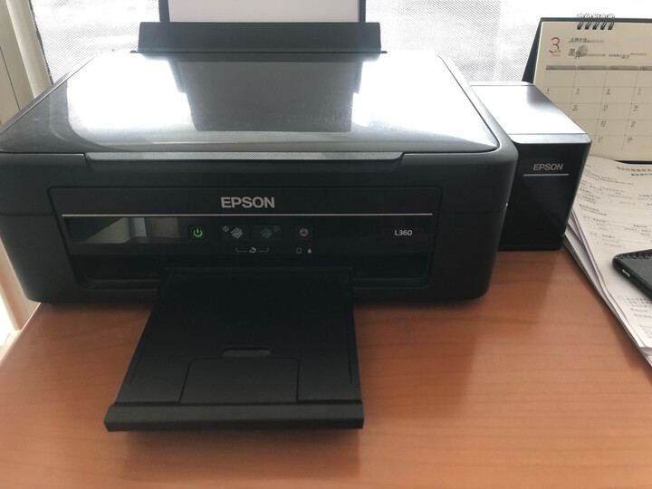 爱普生(epson)l360墨仓式打印机 家用彩色喷墨一体机(打印 复印 扫描)