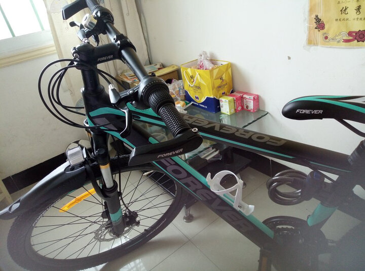 [晒单帖]山地车组装容易,正在骑行中.