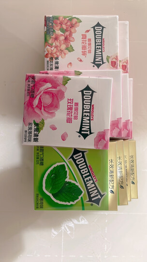 绿箭(doublemint)口香糖 糖果零食 原味薄荷味12片32g/盒 晒单图