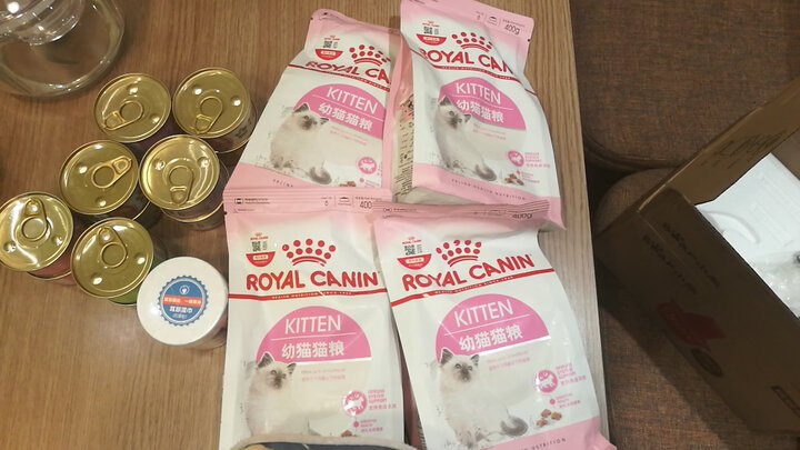 皇家(royal canin) 猫粮 幼猫猫粮k36 4-12月猫龄适用 400g*4袋第一次