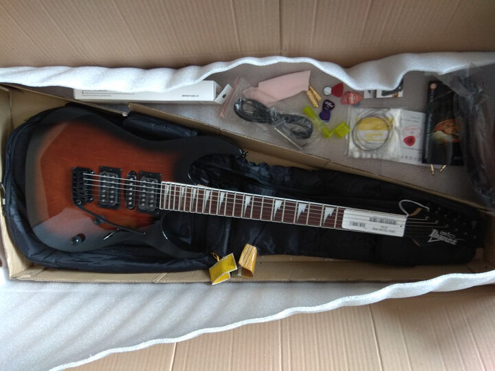 ibanez 依班娜grg170dx grg150qa grg150dxp小双摇电吉他 吉它套装