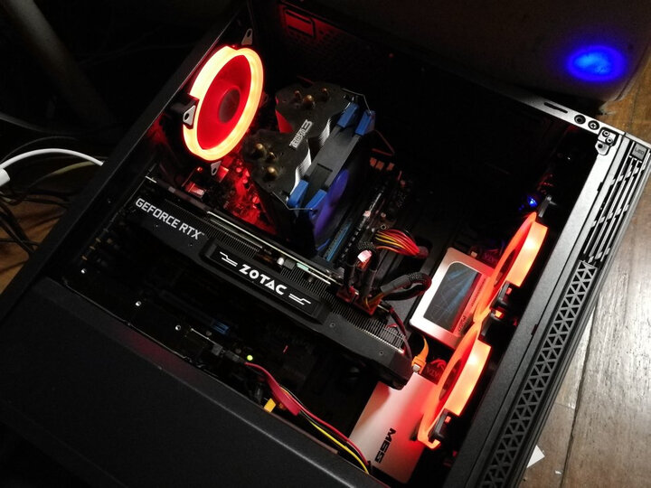 爱国者爱国者(aigo) 极光 12cm红光 电脑机箱风扇(小3p 大4p双接口