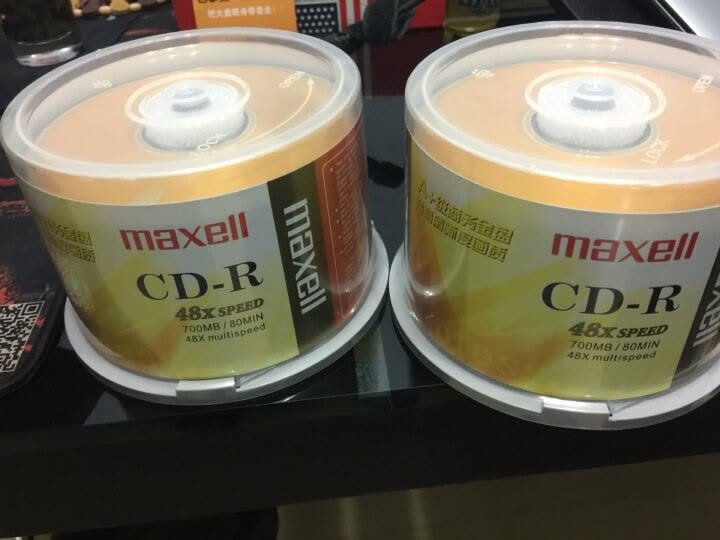 麦克赛尔(maxell)dvd-r光盘 刻录光盘 光碟 空白光盘 16速4.