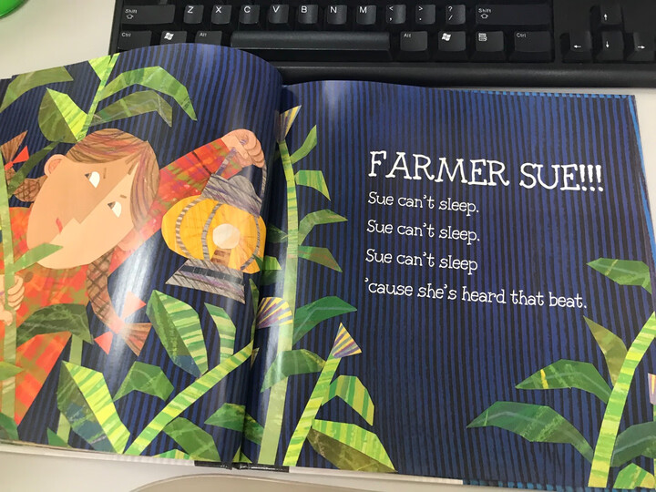 farmyard beat:"非常有趣的纸板书,启蒙前自己先做好功课,然后给孩子