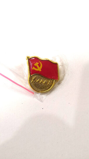 【1套免邮】易利丰 标准党徽胸章蝴蝶扣 磁扣别针强磁铁 党员新徽章