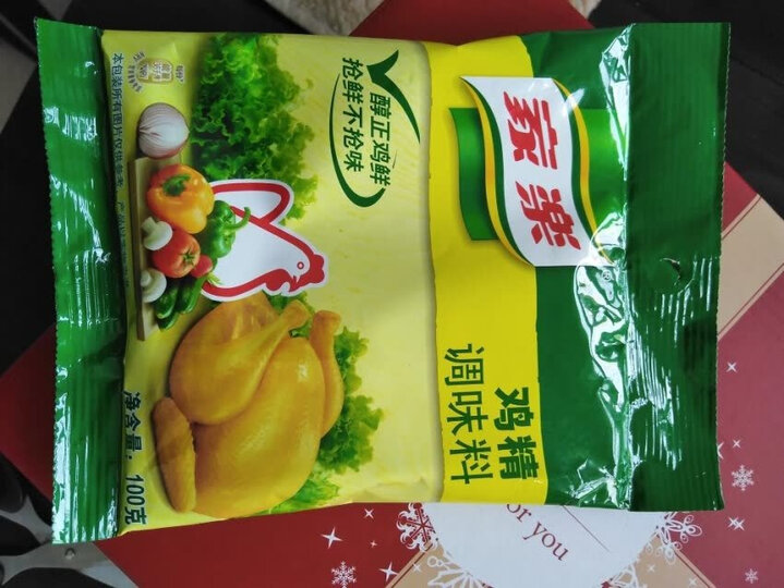 家乐 鸡精 醇正鸡鲜 代替味精 100g 联合利华出品物流很快,买很多次了