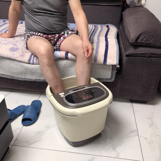 南极人泡脚桶 足浴盆全自动按摩加热 洗脚盆高深桶沐足疗泡脚浴机足浴