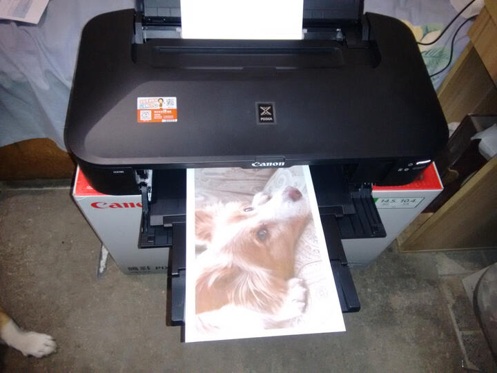 佳能(canon)ix6780a3a4商用办公彩色喷墨照片文档图纸打印机不干胶