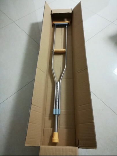 鱼跃(yuwell)铝合金腋下拐杖单拐可伸缩防滑老人助行器yu860a(单支)一