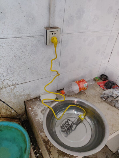 妙捷 电热棒热得快烧水器自动断电桶烧烧水热水棒热的快洗澡热水神器