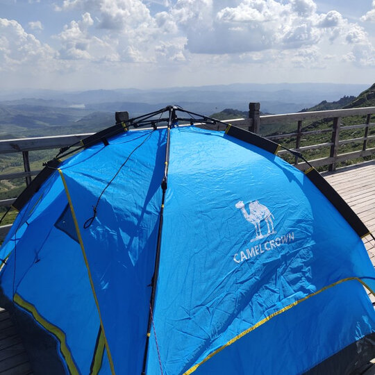camel骆驼帐篷户外用品野营加厚超轻便全自动速开全套防雨野外露营