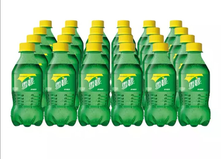 雪碧sprite 柠檬味 汽水 碳酸饮料 300ml*24瓶 整箱装 可口可乐公司