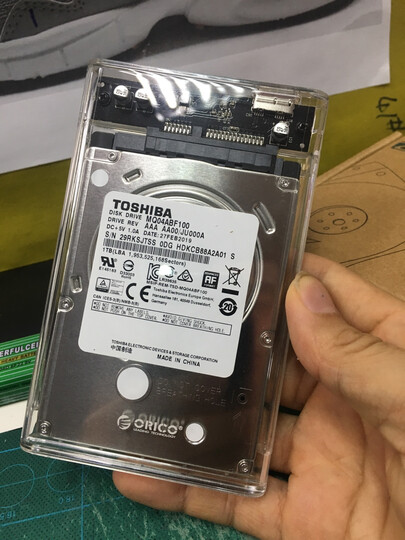 东芝mq04abf100:"当移动硬盘用 分区后直接用了" - 京东