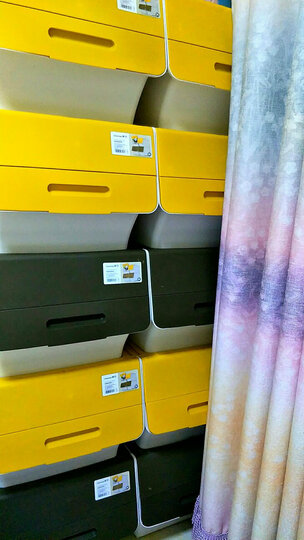 [晒单帖]实用性能:茶花家这款斜口收纳箱,箱体四周.