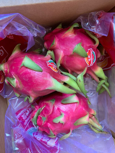 佳农越南白心火龙果3个装(小果):"疫情期间,基本网购,主要都是从京东