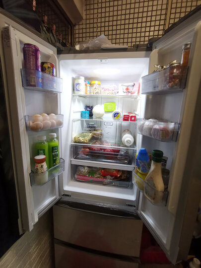 美的bcd-318wtpzm(e):"制冷效果:非常好容量大小:以前的华凌旧冰箱用