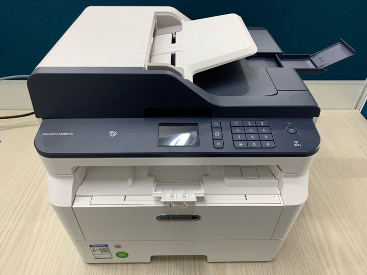 富士施乐m288dw无线wifi黑白激光多功能一体机m268dwa4无线网络双面
