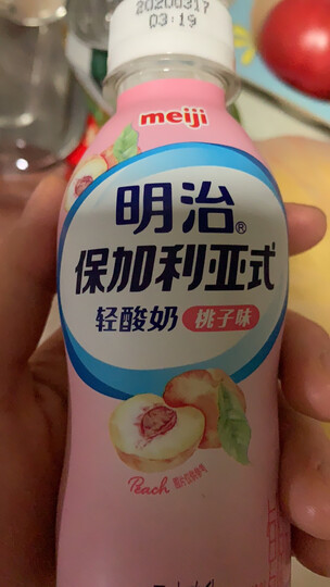 明治保加利亚式轻酸奶桃子味180g*3:"第一次喝明治的这种酸奶.