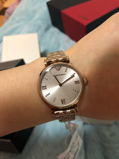 安普里奥·阿玛尼ar11059:"很漂亮,关注这款手表很久了,终于趁这次