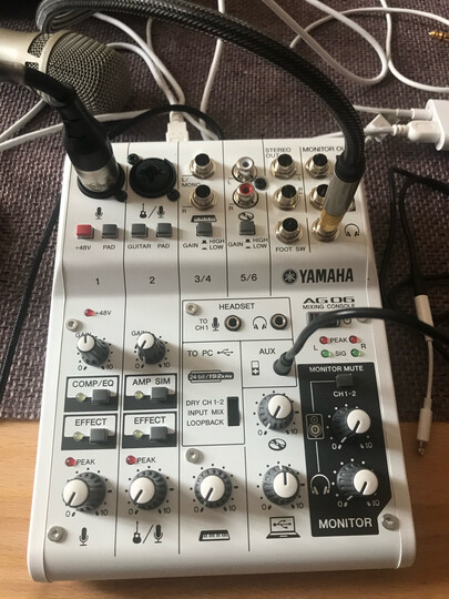 Yamaha 雅马哈ag03 Ag06调音台带声卡家用电脑手机直播k歌录音麦克风声卡套装ag06 双话放 做工质感 非常好音质 音效 非常好操作 京东