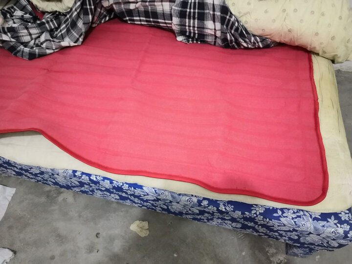 彩虹电热毯双人电褥子安全调温防潮电热毯酒店大单人单控电热毯(花色