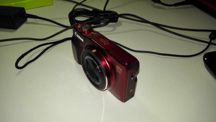 佳能(canon) powershot sx700 hs 数码相机 红色(1610万像素 30倍光变
