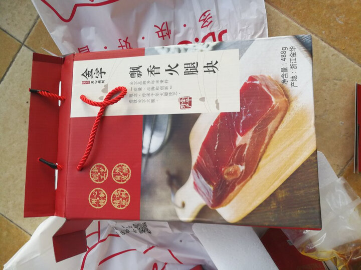 金华金字火腿 两头乌火腿肉礼盒装 金华火腿 2kg/盒 晒单图