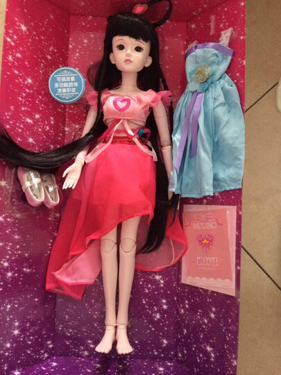 叶罗丽 娃娃精灵梦夜萝莉仙子梦幻全套 diy可换装卡通公主娃娃60cm