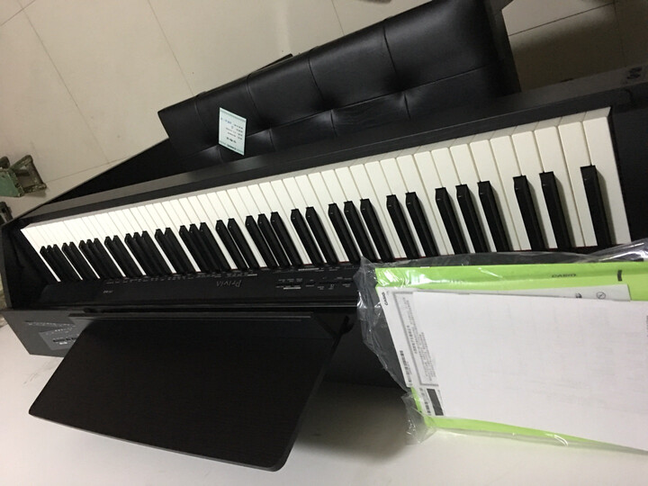 卡西欧(casio)px-860bk 音质细腻 音效震撼的家居数码钢琴刚刚安装好