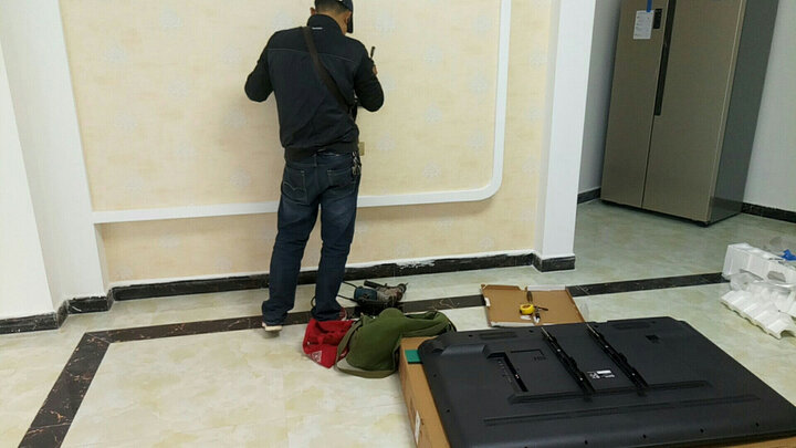 海信led55ec500u:"海信的电视不错,安装师傅也专业.