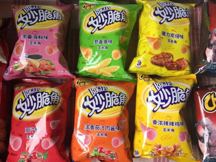 奇多(cheetos)零食 休闲食品 妙脆角浓番海鲜味(玉米角)65g 百事食品