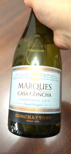 智利 干露酒厂 侯爵(marques de casa concha)夏多内白葡萄酒 750ml