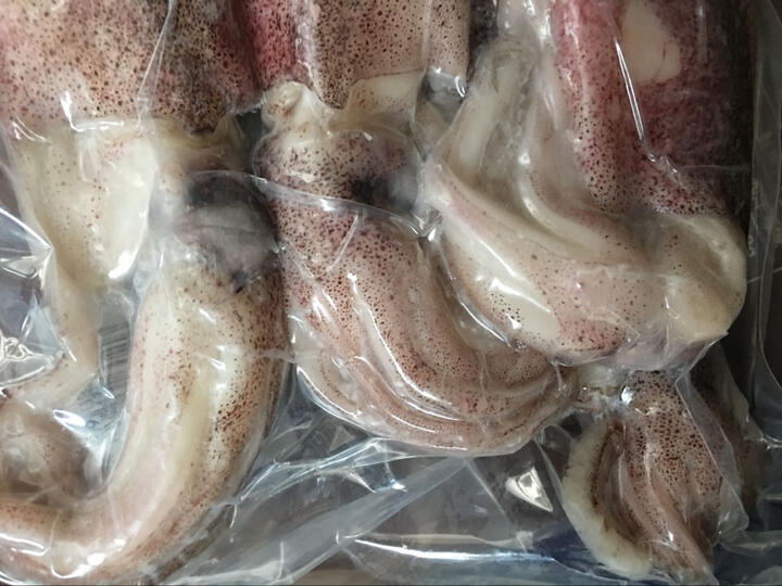很好很新鲜的鱿鱼,块.