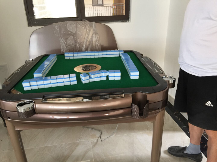 爵仕麻将机 全自动麻将桌餐桌两用 家用电动低音四口机麻 【餐桌款】