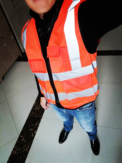 宏亿杉反光背心 反光衣 路政施工安全警示衣服 网状反光条夜光骑行