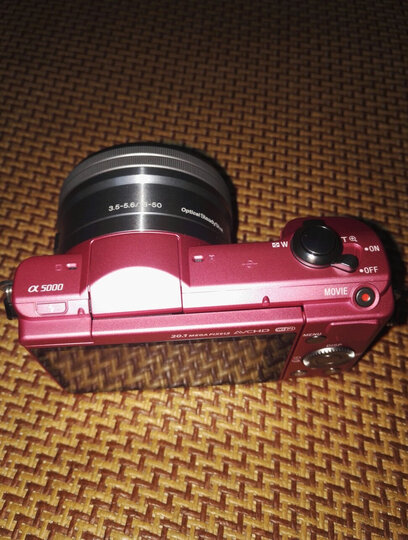 索尼(sony)ilce-5000l aps-c单镜头微单相机 粉色(约2010万有效像素 a