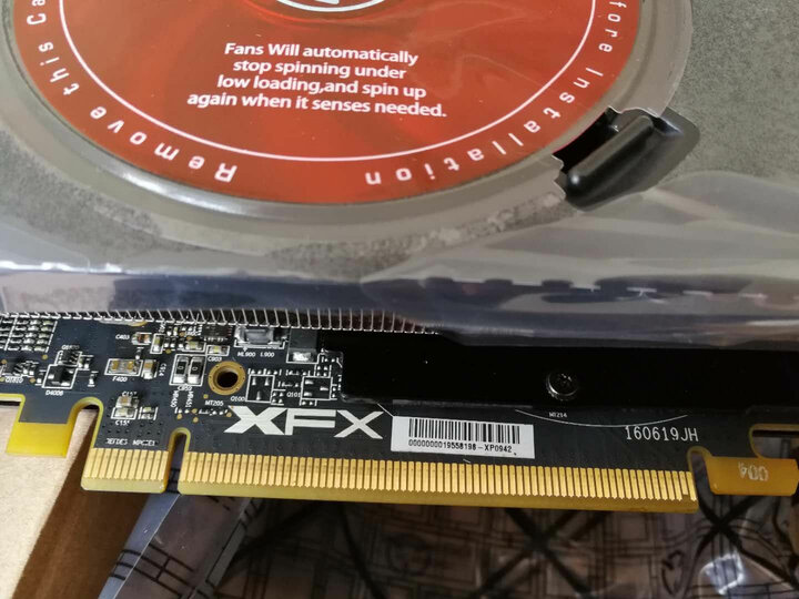 讯景(xfx)rx 480 8g 黑狼进化版 1338mhz/8ghz 256bit ddr5 显卡 晒单