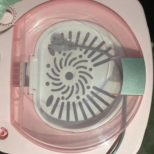 8kg脱水机 单筒甩干机 迷你甩干桶干衣机 粉红色 晒单图