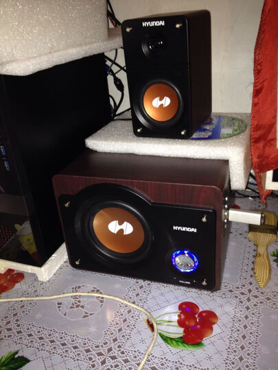 现代(hyundai)音箱 hy-480d(08)2.1声道 木质 木纹色