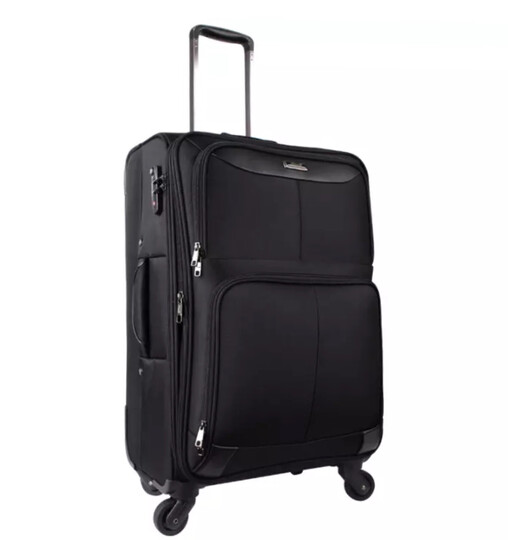 亨得利拉杆箱8223-20:"质量不错,活动买的很合适,轮子很顺滑,出差用很