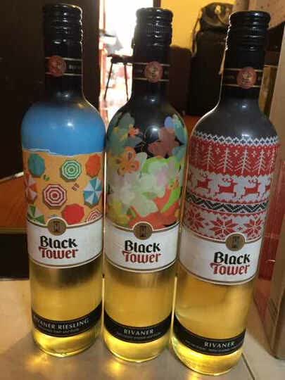 德国进口葡萄酒 黑塔(black tower)丽瓦娜白葡萄酒750ml 生如夏花第一