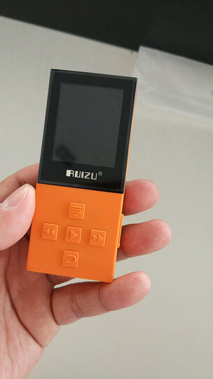 锐族(ruizu)x18橙色运动mp3 无线蓝牙 hifi无损音乐播放器有屏迷你