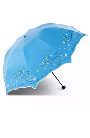 天堂黑胶防晒晴雨伞 完美旅行16:"与图片一致,非常漂亮,就是不知道能