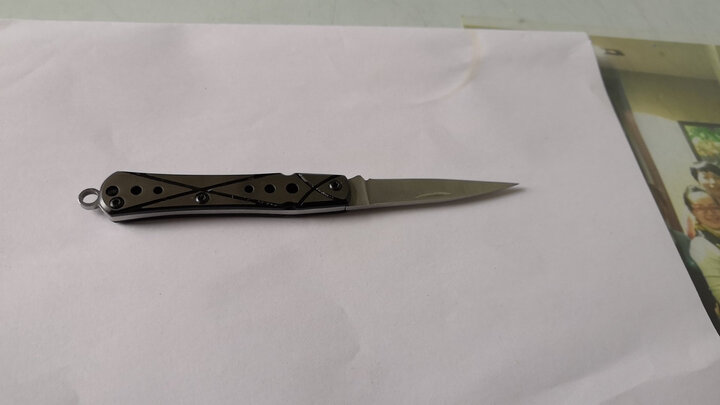 先锋连迷你防身折刀随身小刀刀具不锈钢野营户外求生折叠刀水果刀