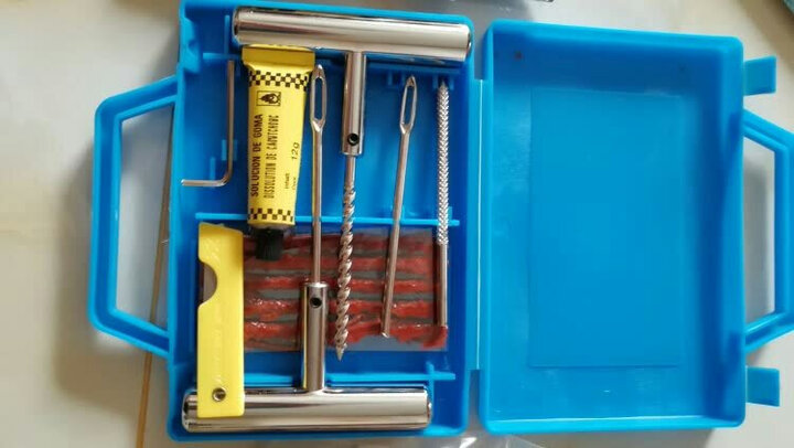 澳铂斯汽车补胎工具套装真空轮胎摩托电动车补胎工具补胎胶条快速胶水