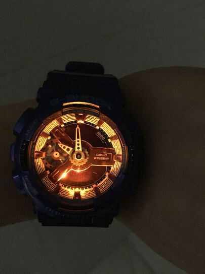 卡西欧(casio)手表 g-shock s系列gma-s110缩小版多功能运动表 gma-s