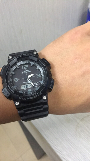卡西欧(casio)手表 regular系列休闲运动电子石英男表 aq-s810w-1a2用